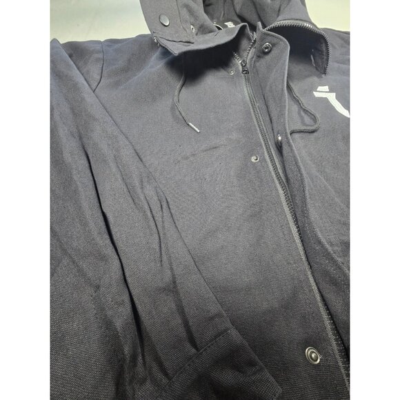 NWT Niepce I-Tech Techwear Cargo Jacket Black Hooded Coat Streetwear Cyberpunk L - Picture 3 of 16